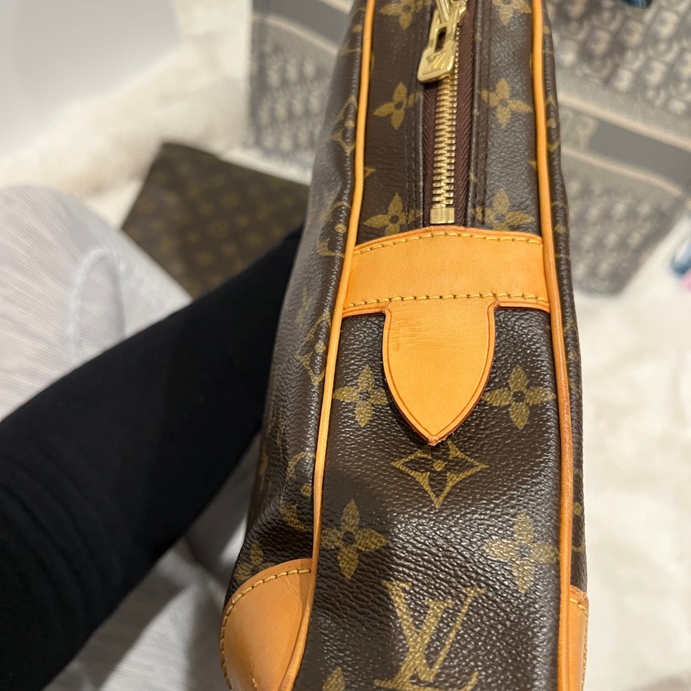 LOUIS VUITTON Porte Documents Voyage Briefcase Handbag Monogram Canvas Leather - Picture 3 of 16